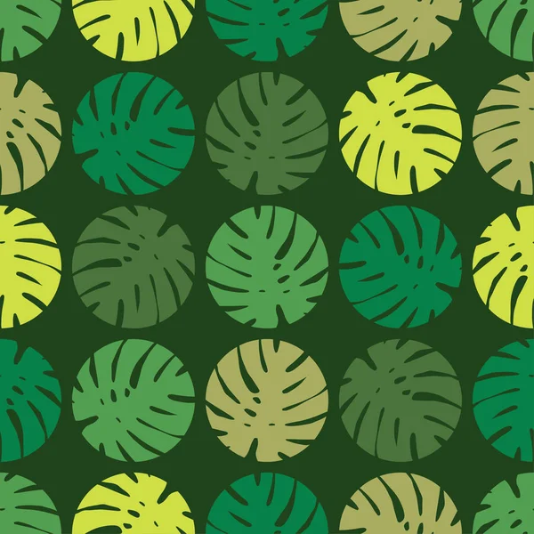 Fondo vectorial transparente con hojas decorativas. Hojas de palmera . — Archivo Imágenes Vectoriales
