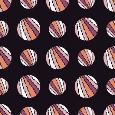 Polka noktasız desen. 