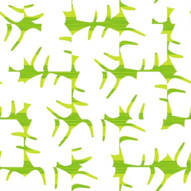 Dekoratif yaprakları ile sorunsuz arka plan. Yaz tropikal tasarım.