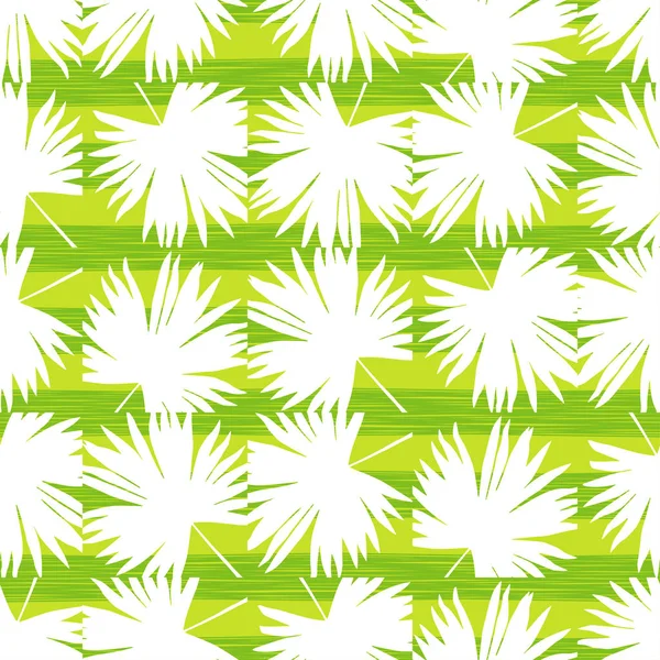 Fundo sem costura com folhas decorativas. Verão design tropical . — Vetor de Stock