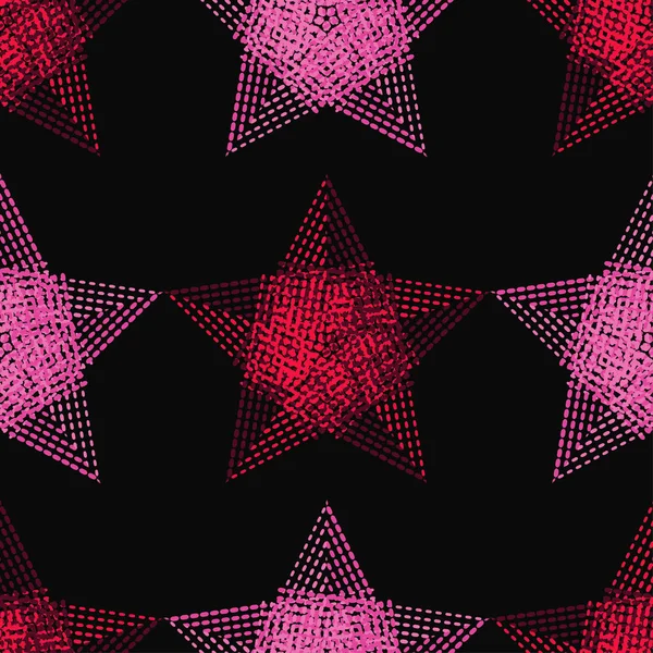 Бесшовный векторный фон с декоративными звездами . — стоковое фото