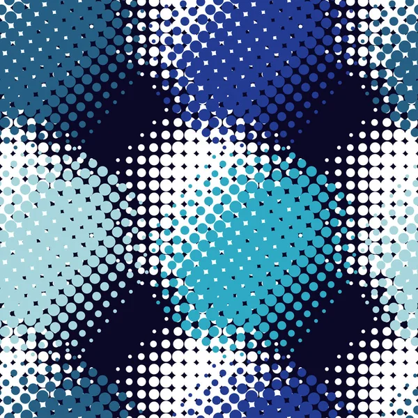 Vector halftone gevlekte achtergrond. Naadloze patroon. — Stockvector