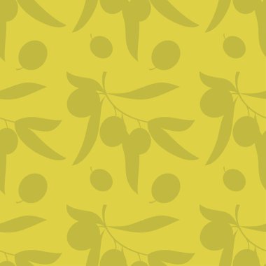 Zeytin seamless modeli. Vektör çizim.