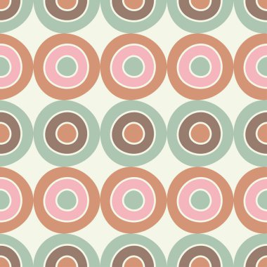 Polka dot seamless modeli. Vektör çizim. Retro motifi. 