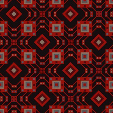 Etnik boho seamless modeli. Vektör çizim.