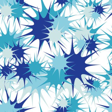 Açıkları ve sıçraması ile sorunsuz dekoratif arka plan. Vektör çizim. Tekstil rapport.