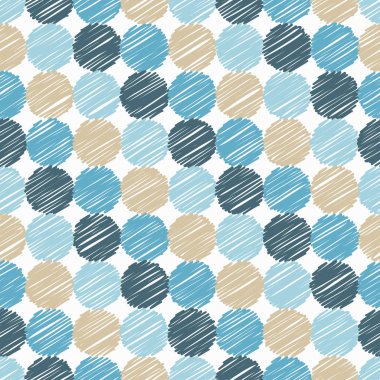 Polka dot seamless modeli. Saten dikiş nakış. Vektör çizim. Tekstil rapport.