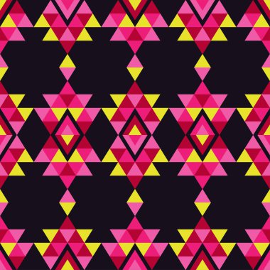 Etnik boho seamless modeli. Retro motif. Vektör çizim. Tekstil rapport.