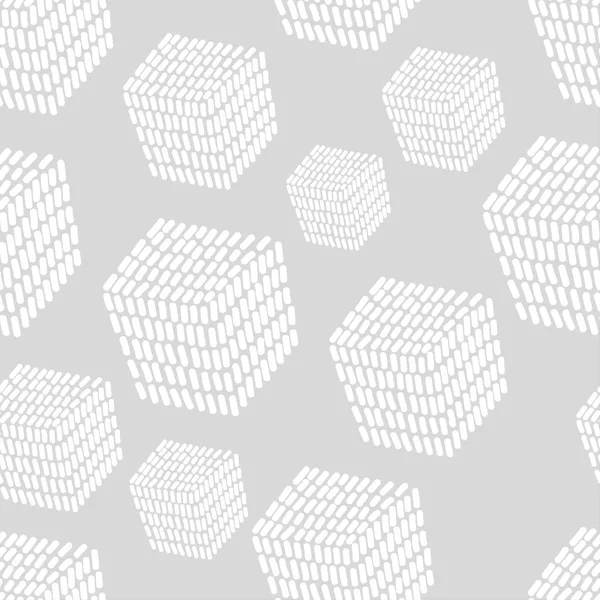Küpleri vuruşları ile sorunsuz dekoratif arka plan. Vektör çizim. Tekstil rapport.