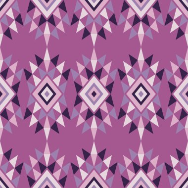 Etnik boho seamless modeli. Retro motif. Vektör çizim. Tekstil rapport.