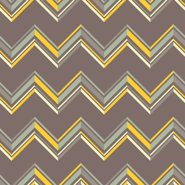 Patrón geométrico abstracto sin costuras amarillo y gris. Ilustración vectorial. Relación textil . — Vector de stock