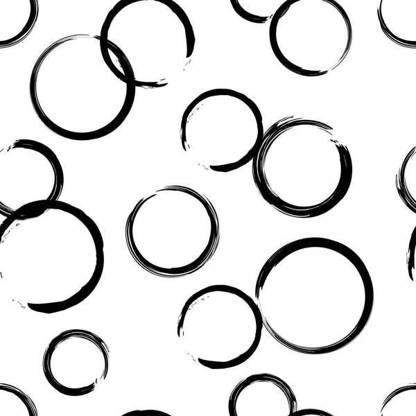 Чорні плями безшовний візерунок. Ізольовані на білому тлі. Векторні ілюстрації. Текстильний зв'язок . — стоковий вектор