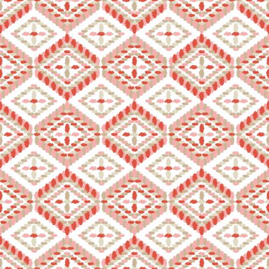 Etnik boho seamless modeli. Retro motif. Vektör çizim. Tekstil rapport.