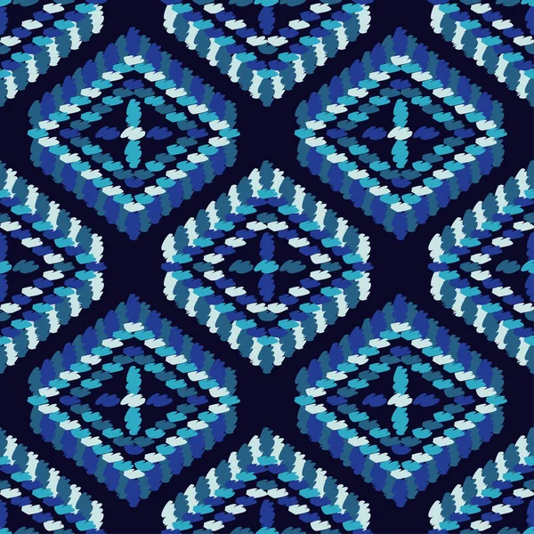 Ethnic boho seamless pattern. Retro motif. Vector illustration. Textile rapport. — Stock Vector