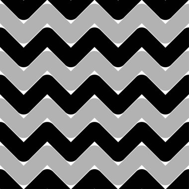 Sorunsuz vektör arka plan siyah ve beyaz soyut geometrik desenli. Tekstil rapport.