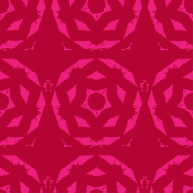 Etnik boho seamless modeli. Nakış kumaş üzerine. Retro motif. Vektör çizim. Tekstil rapport.