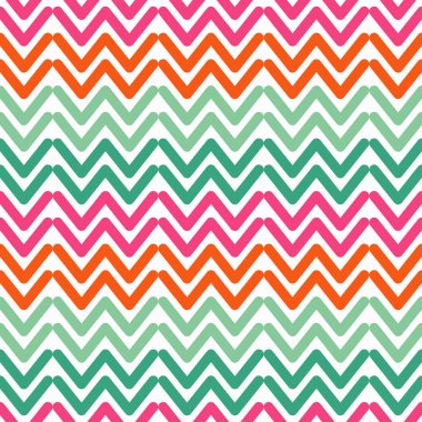 Sorunsuz vektör arka plan soyut geometrik desenli. Zikzak doku. Tekstil rapport.