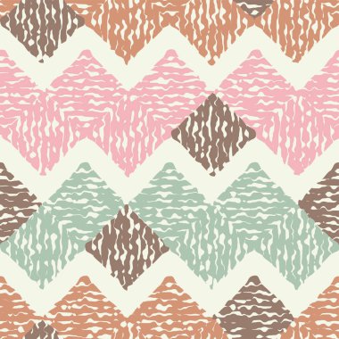 Etnik boho seamless modeli. Retro motif. Vektör çizim. Tekstil rapport.