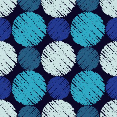 Polka dot seamless modeli. Sıfırdan doku. Vektör çizim. Tekstil rapport.