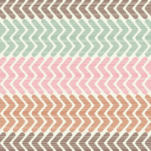 Fond vectoriel sans couture avec motif zigzag. Texture bois. Relation textile . — Image vectorielle