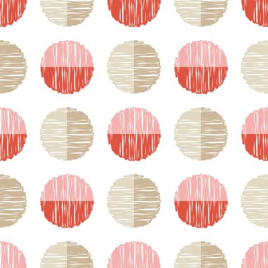 Polka dot seamless modeli. Sıfırdan doku. Vektör çizim. Tekstil rapport.