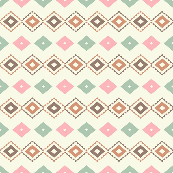 Ethnic boho seamless pattern. Retro motif. Textile rapport. — Stock Vector