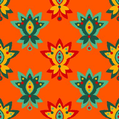 Etnik boho seamless modeli. Retro motif. Tekstil rapport.