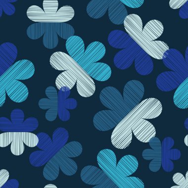 Sorunsuz dekoratif çiçek arka plan. Doku karalamak. Retro motif. Tekstil rapport.