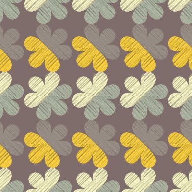 Sorunsuz dekoratif çiçek arka plan. Doku karalamak. Retro motif. Tekstil rapport.