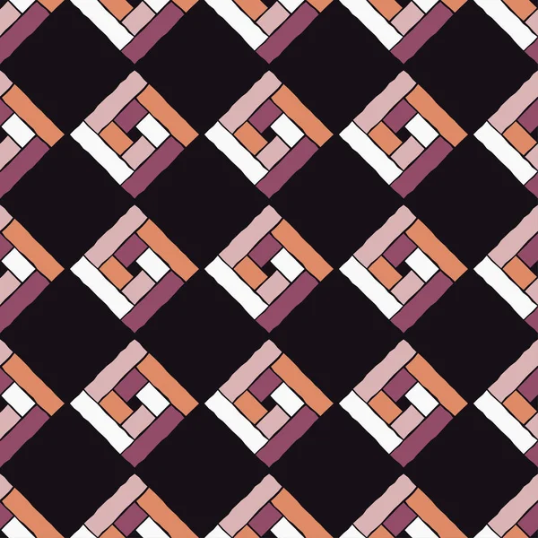 Soyut geometrik desenli sorunsuz arka plan. Dekoratif Karo. Tekstil rapport.