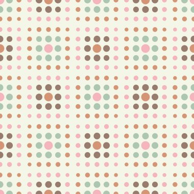 Soyut geometrik desenli sorunsuz arka plan. Polka dot. Tekstil rapport.