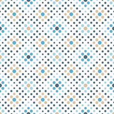 Soyut geometrik desenli sorunsuz arka plan. Polka dot. Tekstil rapport.