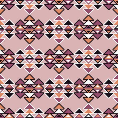 Etnik boho seamless modeli. Retro motif. Tekstil rapport.