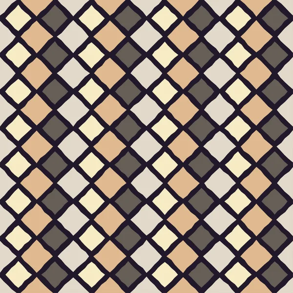 Naadloze achtergrond met abstracte geometrische patroon. Textiel rapport. — Stockvector