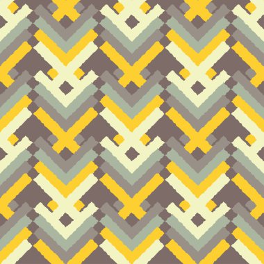 Etnik boho seamless modeli. Soyut geometrik desen. Retro motif. Tekstil rapport.