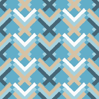 Etnik boho seamless modeli. Soyut geometrik desen. Retro motif. Tekstil rapport.