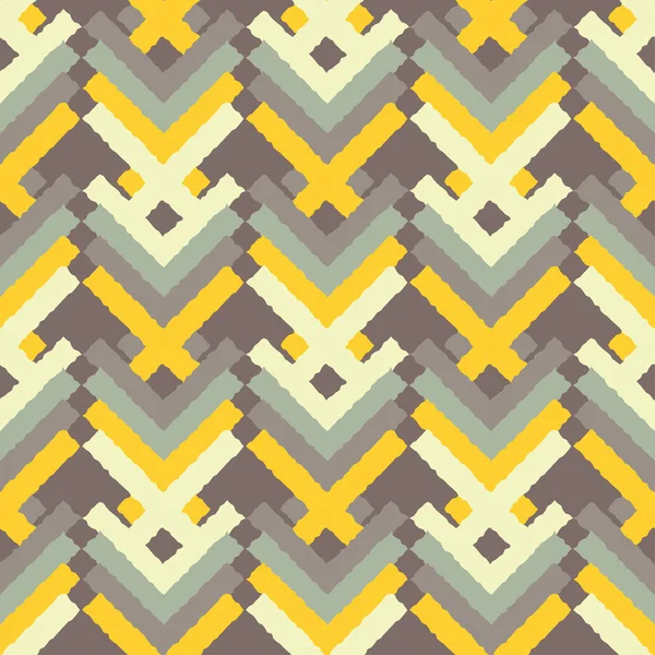 Ethnic boho seamless pattern. Abstract geometric pattern. Retro motif. Textile rapport. — Stock Vector