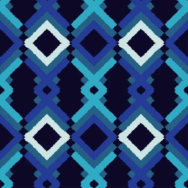 Padrão sem costura boho étnico. Padrão geométrico abstrato. Motivo retrô. Relação têxtil . — Vetor de Stock