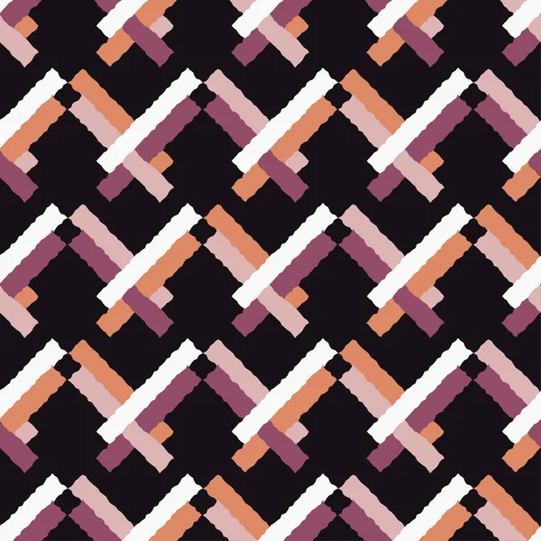 Etnikai boho varrat nélküli mintát. Absztrakt, geometrikus minta. Retro motívum. Textil rapport. — Stock Vector