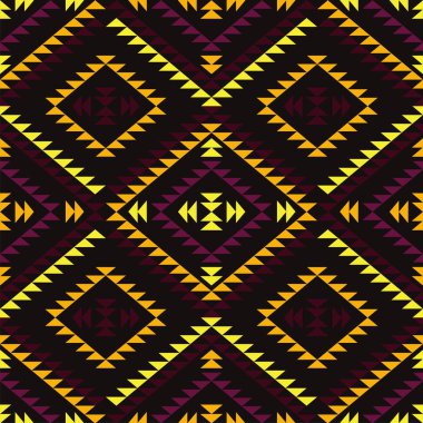 Etnik boho seamless modeli. Kabile desen. Retro motif. Tekstil rapport.