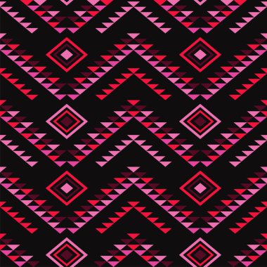 Etnik boho seamless modeli. Kabile desen. Retro motif. Tekstil rapport.