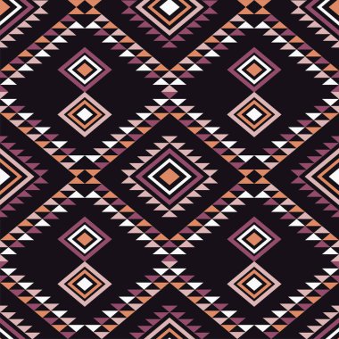 Etnik boho seamless modeli. Kabile desen. Retro motif. Tekstil rapport.