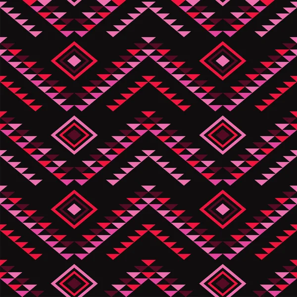 Etniska boho sömlösa mönster. Tribal mönster. Retro motiv. Textil rapport. — Stock vektor