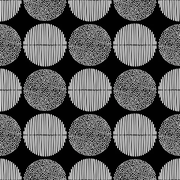 Modèle sans couture à pois. Texture pois et rayures. Relation textile . — Image vectorielle