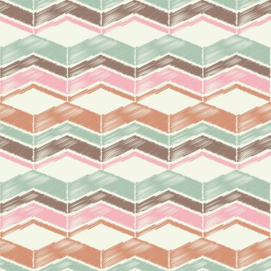 Etnik boho seamless modeli. Soyut geometrik desen. Retro motif. Tekstil rapport.