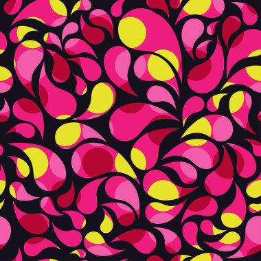 Desenli süsleme ile sorunsuz arka plan. Polka dot arka plan. Tekstil rapport.