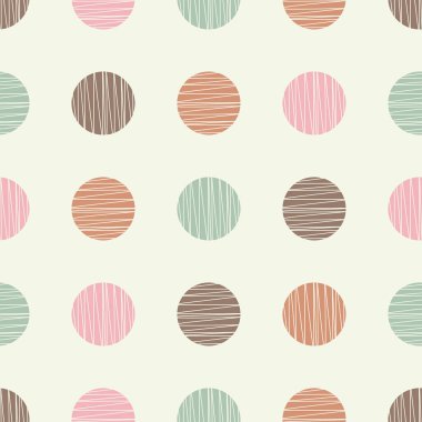 Polka dot seamless modeli. Doku karalamak. Tekstil rapport.