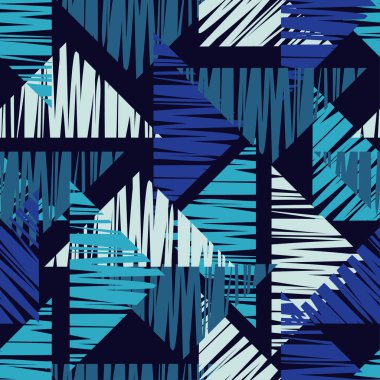 Soyut geometrik desenli sorunsuz arka plan. Arka plan üçgen yaptı. Doku karalamak. Tekstil rapport.