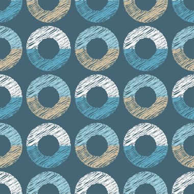 Polka dot seamless modeli. Simit tebeşir. Doku karalamak. Tekstil rapport.