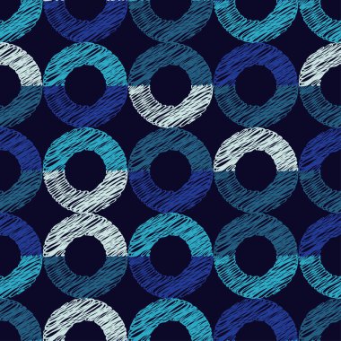 Polka dot seamless modeli. Simit tebeşir. Doku karalamak. Tekstil rapport.